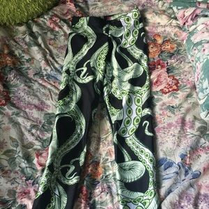Black Milk Tentacular Green Leggings